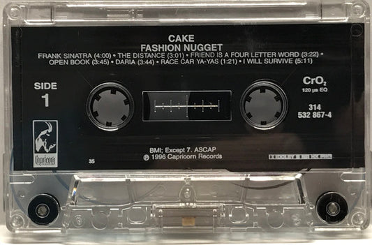 Cake : Fashion Nugget (Cass, Album)
