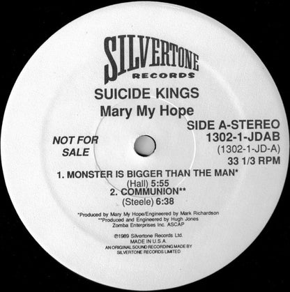 Mary My Hope : Suicide Kings (12", EP, Promo)