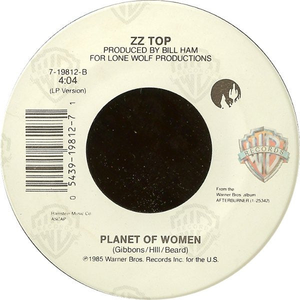 ZZ Top : Doubleback (7", Single)