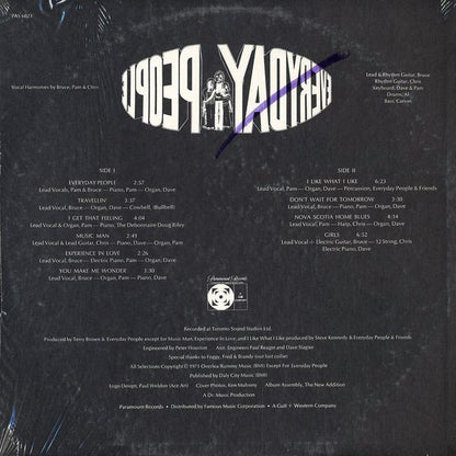 Everyday People (4) : Everyday People (LP, Scr)