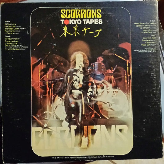 Scorpions : Tokyo Tapes (2xLP, Album, Ind)