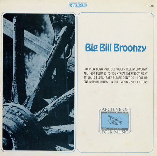 Big Bill Broonzy : Big Bill Broonzy (LP, RE)