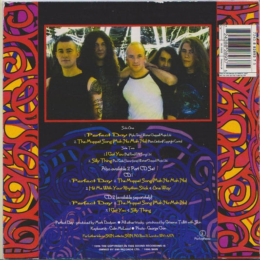 Skin (4) : Perfect Day (7", Single, Ltd, Red)