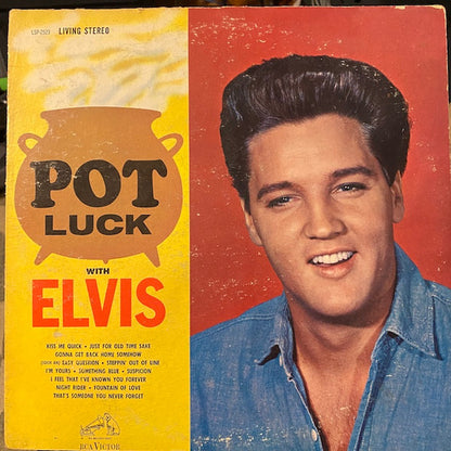 Elvis Presley : Pot Luck (LP, Album, Roc)
