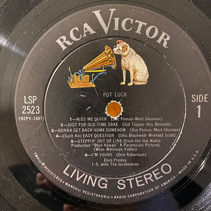 Elvis Presley : Pot Luck (LP, Album, Roc)