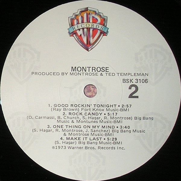 Montrose (2) : Montrose (LP, Album, RE, Win)