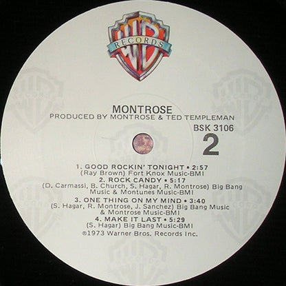 Montrose (2) : Montrose (LP, Album, RE, Win)