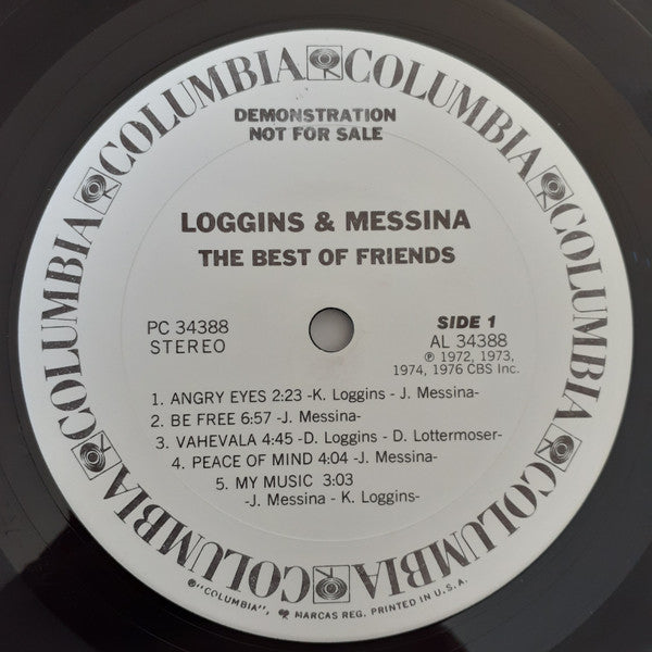 Loggins And Messina : The Best Of Friends (LP, Comp, Promo, San)