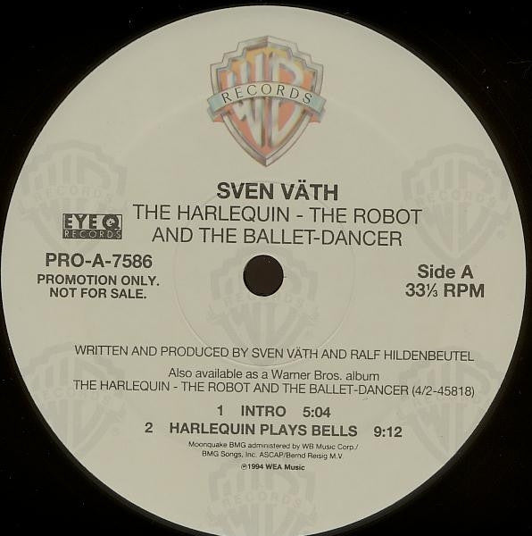 Sven Väth : The Harlequin - The Robot And The Ballet-Dancer (2xLP, Album, Promo)