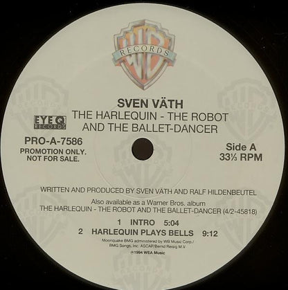 Sven Väth : The Harlequin - The Robot And The Ballet-Dancer (2xLP, Album, Promo)