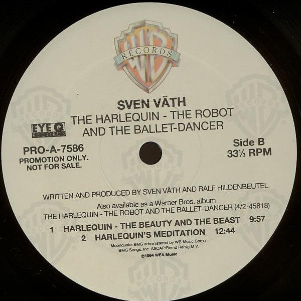 Sven Väth : The Harlequin - The Robot And The Ballet-Dancer (2xLP, Album, Promo)