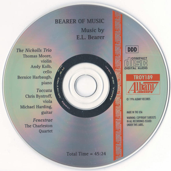 E.L. Bearer* : Bearer Of Music (Music By E.L. Bearer) (CD)