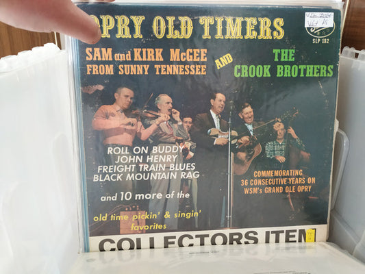 Sam And Kirk McGee* And  The Crook Brothers : Opry Old Timers (LP, Album, RE)