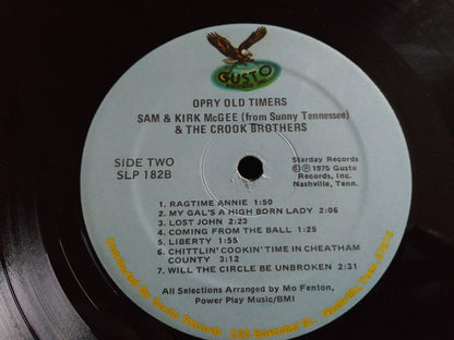 Sam And Kirk McGee* And  The Crook Brothers : Opry Old Timers (LP, Album, RE)