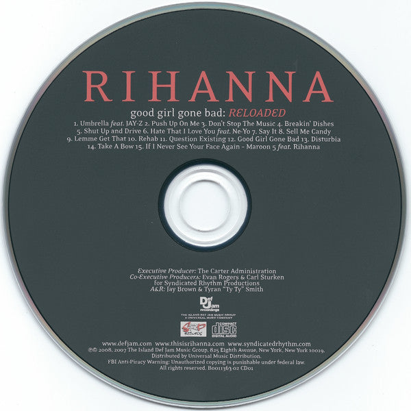 Rihanna : Good Girl Gone Bad: Reloaded (CD, Album, EDC)