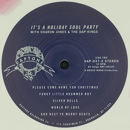 Sharon Jones & The Dap-Kings : It's A Holiday Soul Party (LP, Album, Ltd, RE, Can)