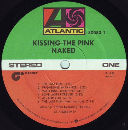 Kissing The Pink : Naked (LP, Album, SP )