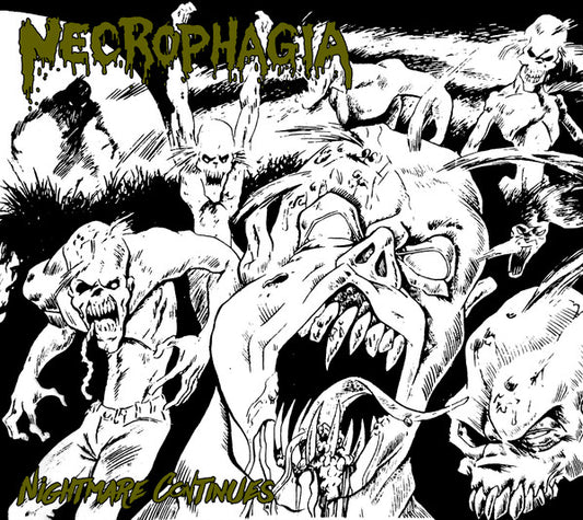 Necrophagia : Nightmare Continues (CD, Ltd, RE)
