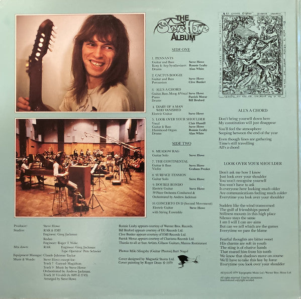 Steve Howe : The Steve Howe Album (LP, Album, SP )