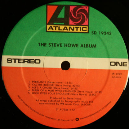 Steve Howe : The Steve Howe Album (LP, Album, SP )