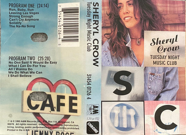 Sheryl Crow : Tuesday Night Music Club (Cass, Album)