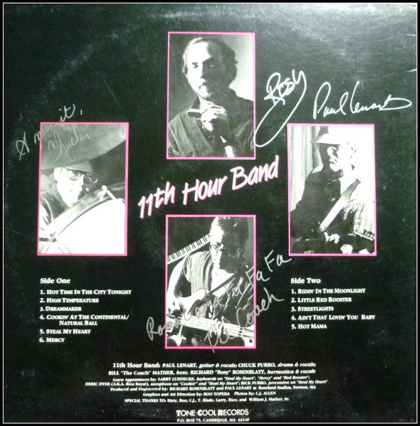 11th Hour Band : Hot Time In The City Tonight (LP, Album)