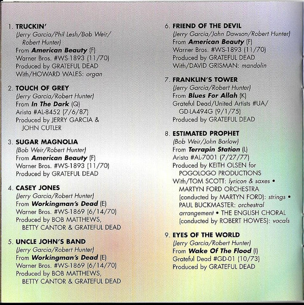 Grateful Dead* : The Very Best Of Grateful Dead (HDCD, Comp)