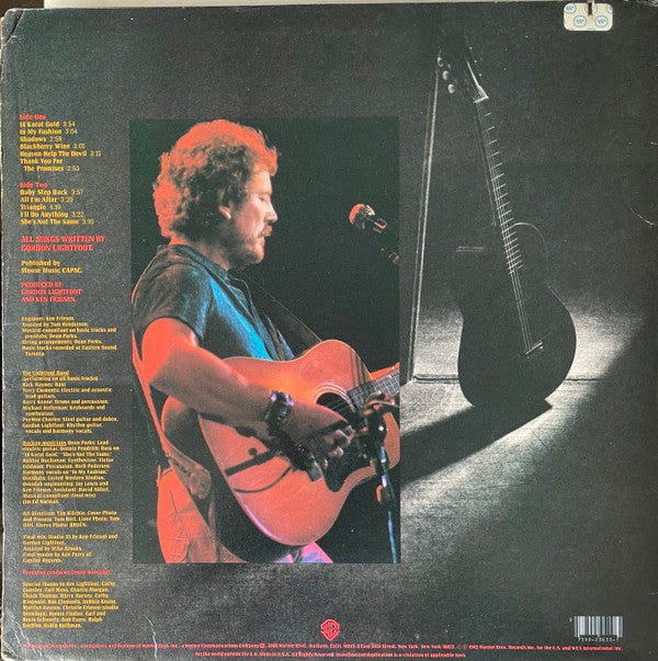Gordon Lightfoot : Shadows (LP, Album, Win)