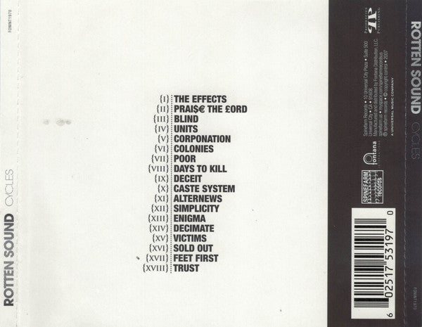 Rotten Sound : Cycles (CD, Album)