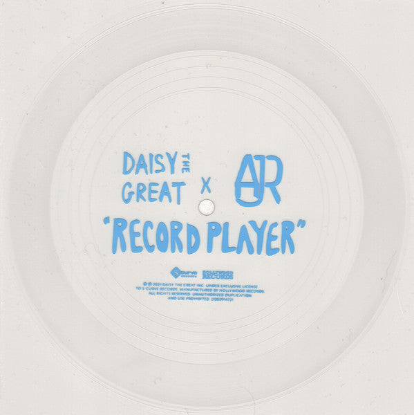 Daisy The Great X AJR : Record Player (Flexi, 7", Single, Ltd)