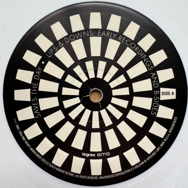 Saves The Day : Ups & Downs: Early Recordings And B-Sides (LP, Comp, Ltd, RE, Whi)