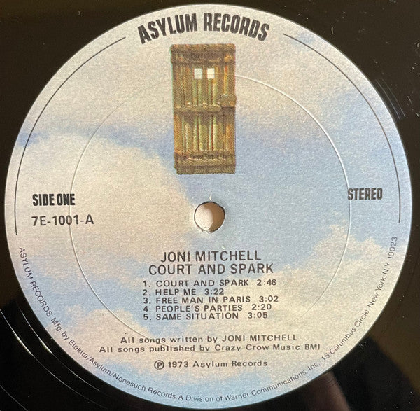 Joni Mitchell : Court And Spark (LP, Album, San)