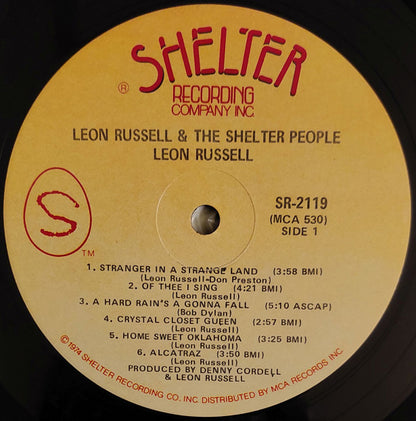 Leon Russell : Leon Russell And The Shelter People (LP, Album, RE, Glo)