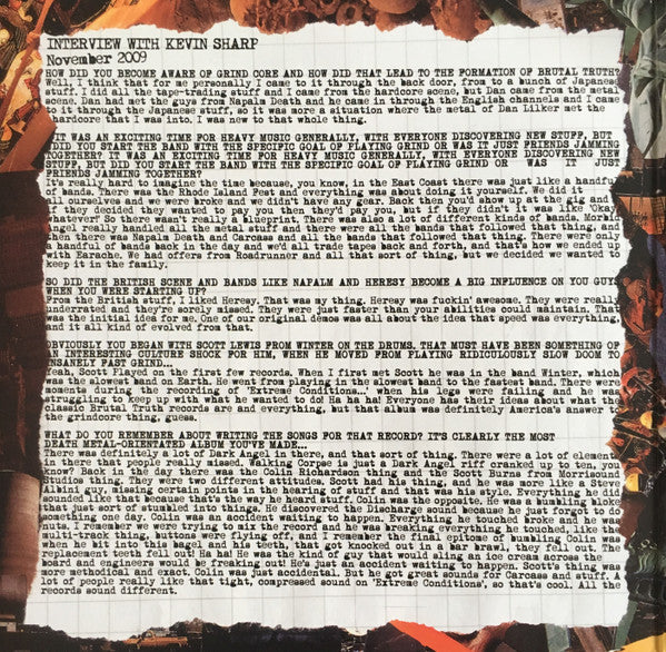 Brutal Truth : Extreme Conditions Demand Extreme Responses (LP, Album, RE, RM)