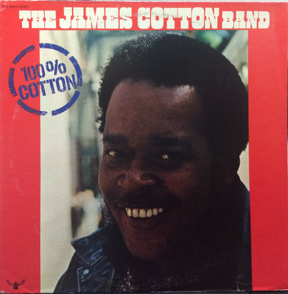 The James Cotton Band : 100% Cotton (LP, Album, Son)