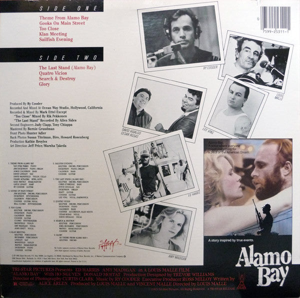 Ry Cooder : Music From The Motion Picture "Alamo Bay" (LP, Album, All)