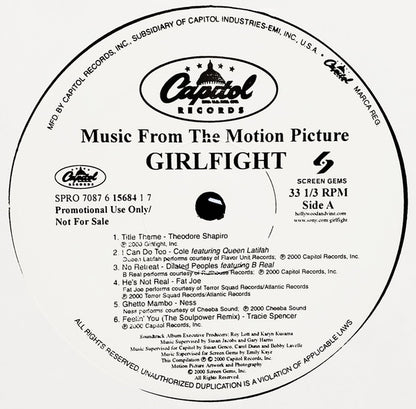 Various : Girlfight: Music From The Motion Picture (LP, Comp, Promo)