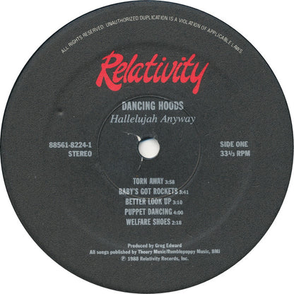 Dancing Hoods : Hallelujah Anyway (LP, Album)
