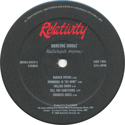 Dancing Hoods : Hallelujah Anyway (LP, Album)