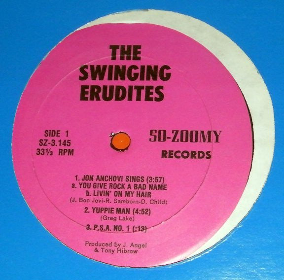 The Swinging Erudites : The Swinging Erudites (12", MiniAlbum)