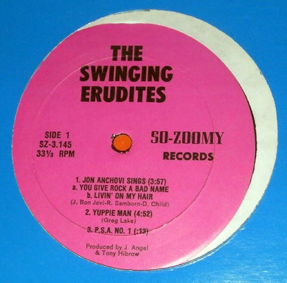 The Swinging Erudites : The Swinging Erudites (12", MiniAlbum)
