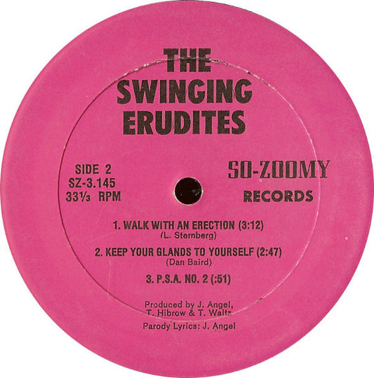 The Swinging Erudites : The Swinging Erudites (12", MiniAlbum)