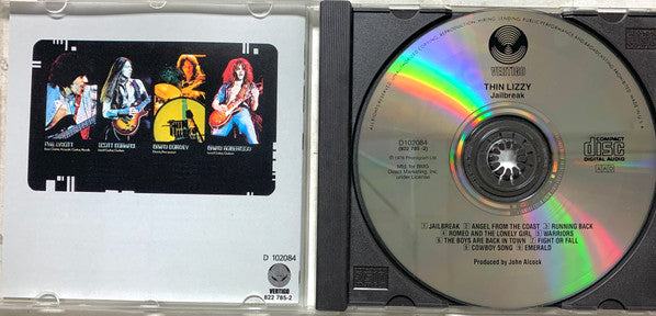 Thin Lizzy : Jailbreak (CD, Album, Club, RE)