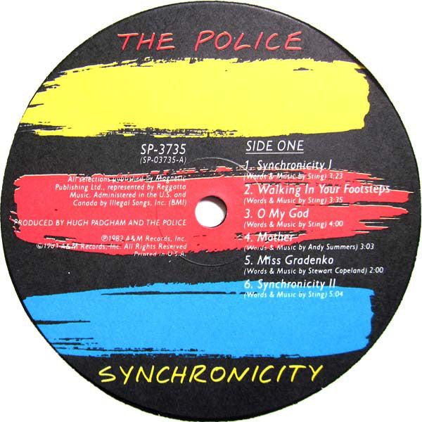 The Police : Synchronicity (LP, Album, BRY)