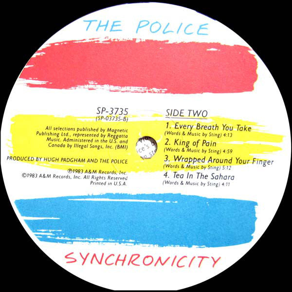 The Police : Synchronicity (LP, Album, BRY)