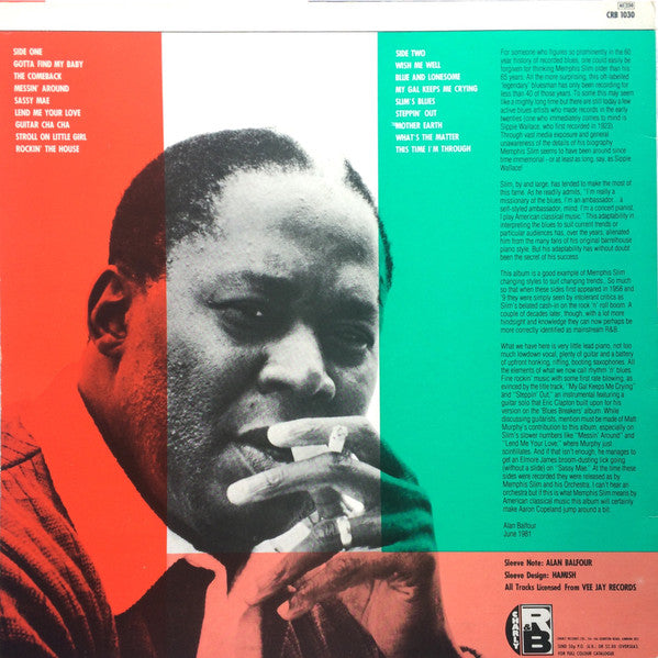 Memphis Slim : Rockin' The Blues (LP, Comp)