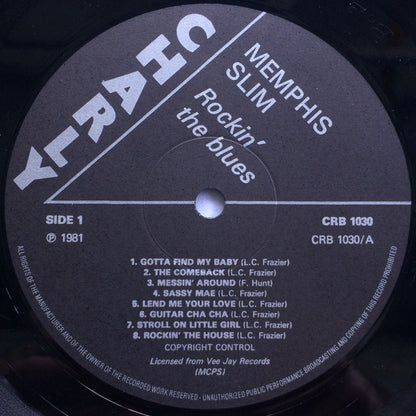 Memphis Slim : Rockin' The Blues (LP, Comp)