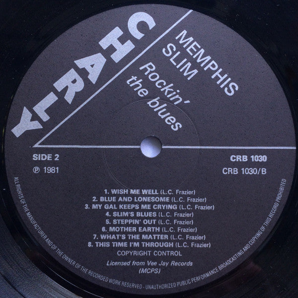 Memphis Slim : Rockin' The Blues (LP, Comp)
