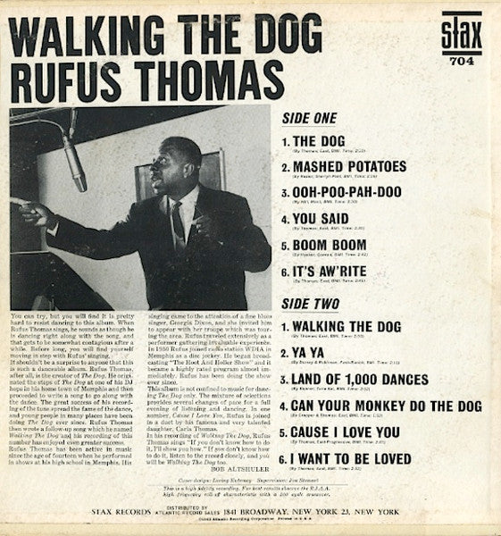Rufus Thomas : Walking The Dog (LP, Album, Mono)
