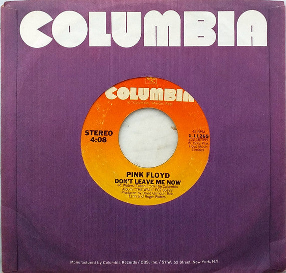 Pink Floyd : Run Like Hell (7", Single, San)